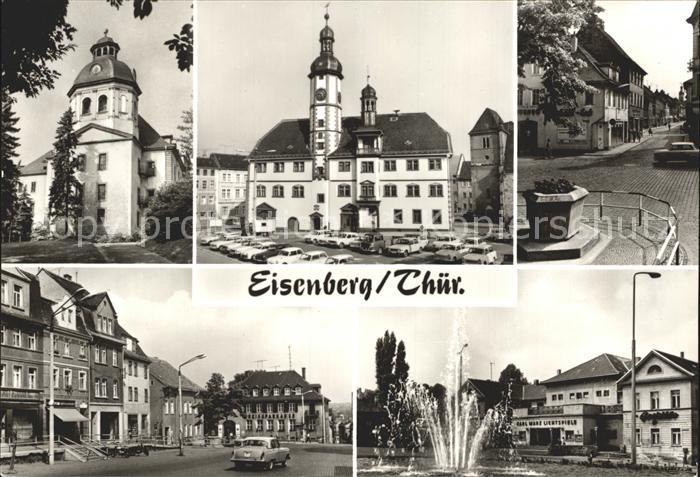 Eisenberg Thueringen Schlosskirche Rathaus Platz der Republik