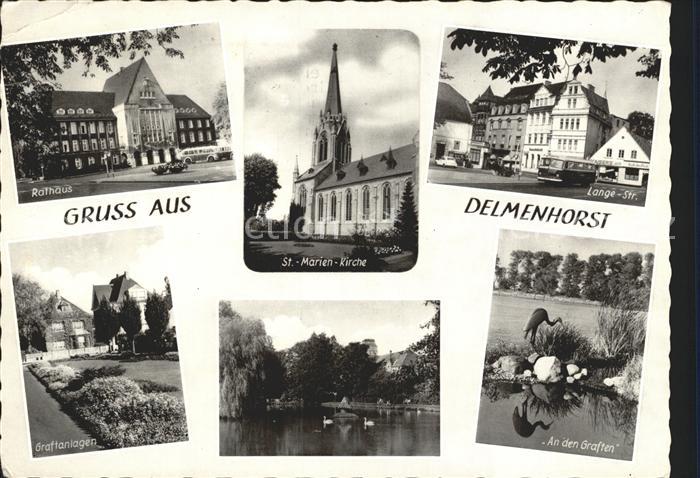 Delmenhorst Lange- Strasse Rathaus Graftanlagen