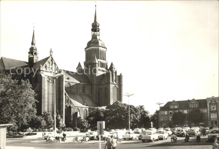 Stralsund Mecklenburg Vorpommern Marienkirche Leninplatz