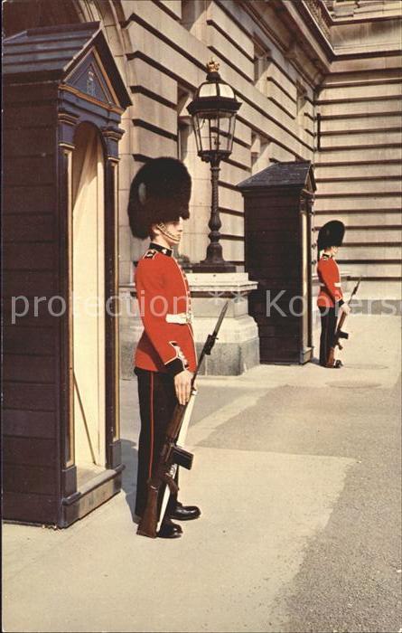 London Irish Guards on Sentry Duty at Buckingham Palace