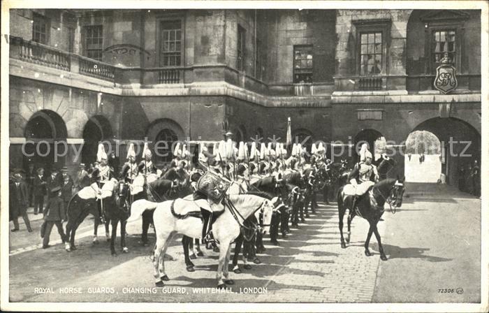 Leibgarde Wache Royal Horse Guards Changing Guars White