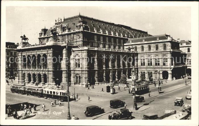 Opergebaeude Wien I. Strassenbahn