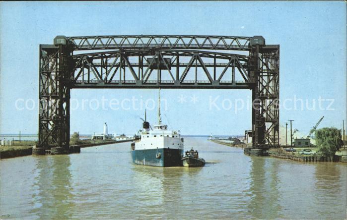 Schiffe Ships Navires Ore Carrier Cleveland Ohio Cuyahoga River