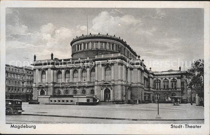 Theatergebaeude Magdeburg Stadt-Theater