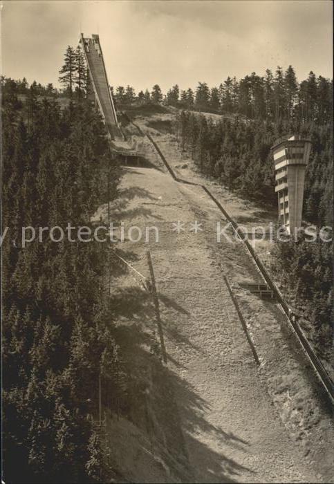 Ski-Flugschanze Rennsteig Oberhof Thueringen