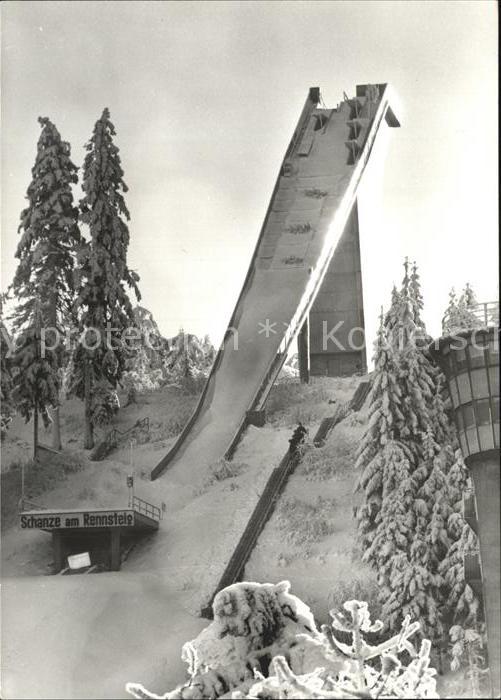 Ski-Flugschanze Rennsteig Oberhof Thueringen