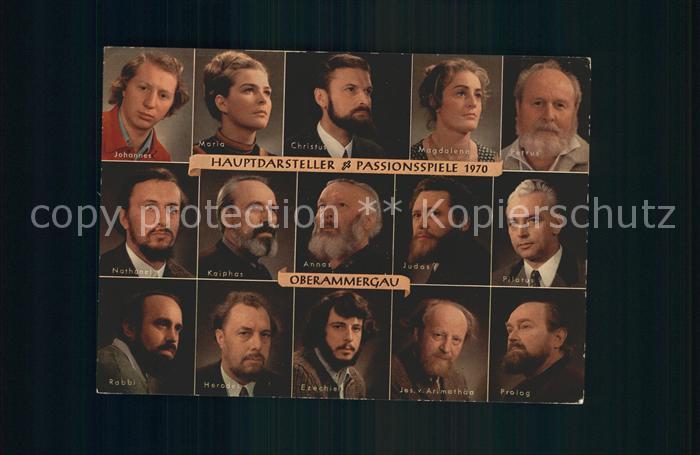 Passionsspiele Oberammergau Hauptdarsteller