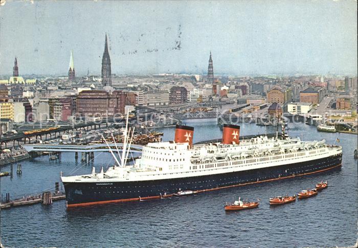 Dampfer Oceanliner Hanseatic Hamburg