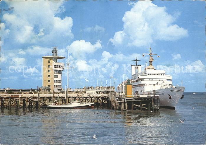 Faehre Ferry Bac Traghetto-- Cuxhaven Alte Liebe Radarturm