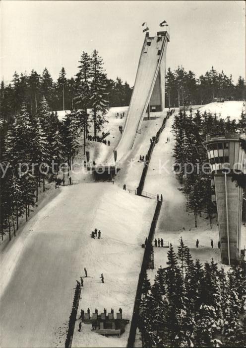 Ski-Flugschanze Schanze am Rennsteig Oberhof Thueringen