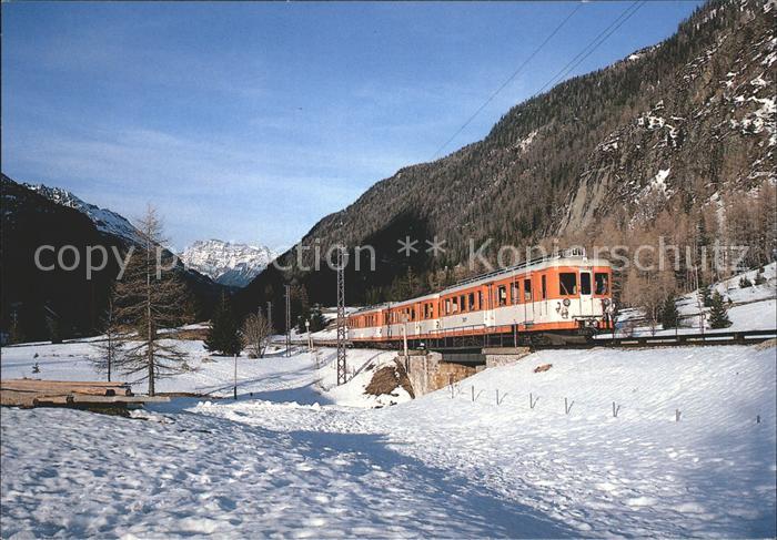 Eisenbahn Le Buet Ligne St.-Gervais Valorcine