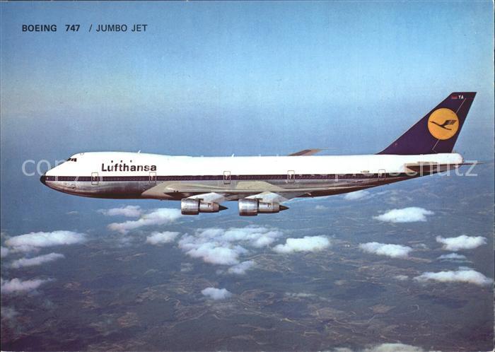 Lufthansa Boeing 747 Jumbo Jet
