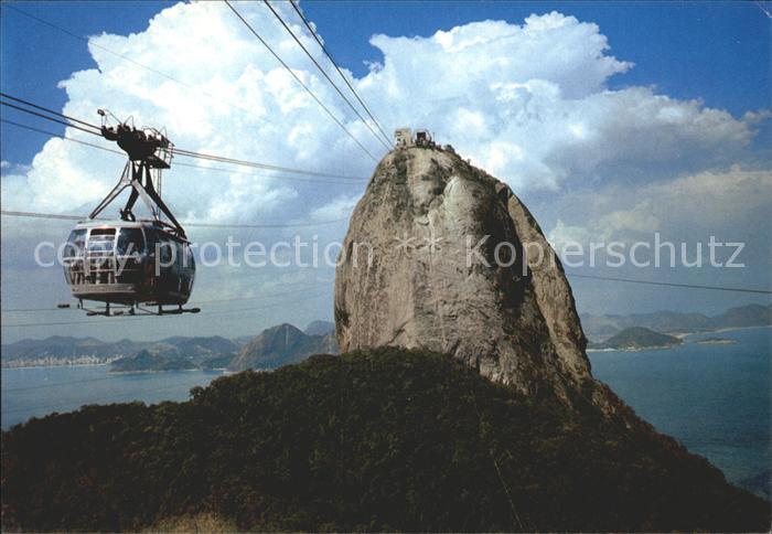 Seilbahn Brasil Rio de Janeiro Bondinho Pao de Acucar