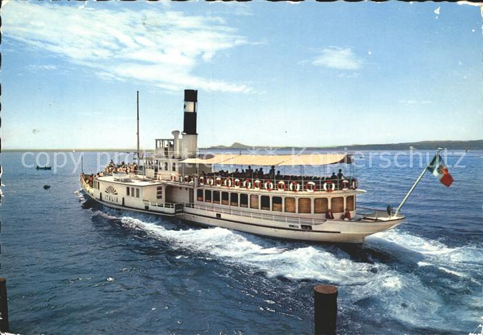 Dampfer Seitenrad Italia Lago di Garda