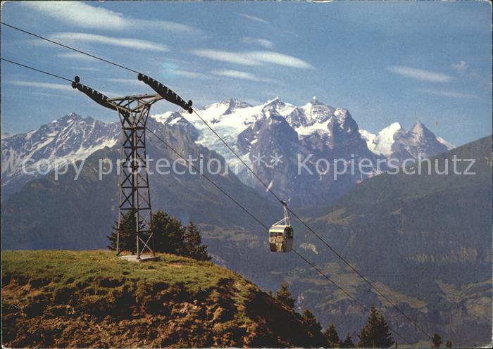 Seilbahn Hasliberg-Kaeserstatt Wetterhorngruppe