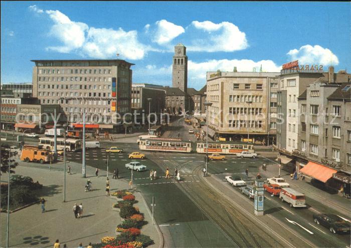 Strassenbahn Muelheim Ruhr Stadtmitte