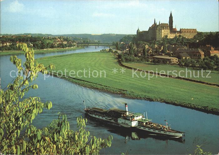 Dampfer Seitenrad Meissen Elbtal