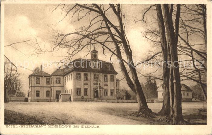 Eisenach Thueringen Hotel Restaurant Hohesonne
