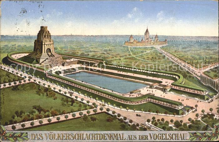 LEIPZIG Sachsen Voelkerschlacht Denkmal