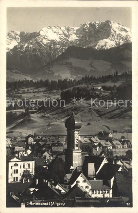 Immenstadt Allgaeu mit Daumengruppe