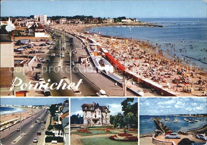 Pornichet Promenade Strand Strasse Hotel Seebruecke