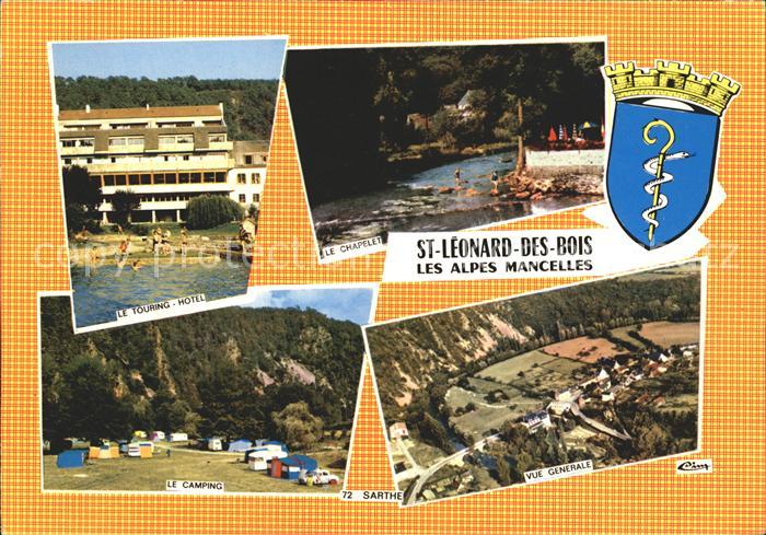 Saint-Leonard-des-Bois Touring Hotel Chapelle Camping Sarthe Vue Generale