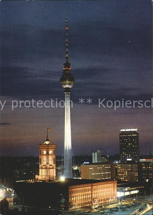 BERLIN CITY Fernseh und UKW Turm der Dt POst