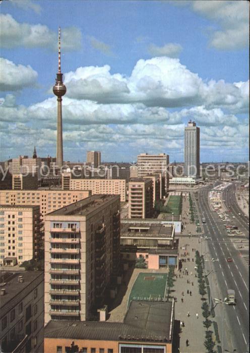 BERLIN CITY Karl Marx Allee Fernsehturm Hotel Stadt Berlin