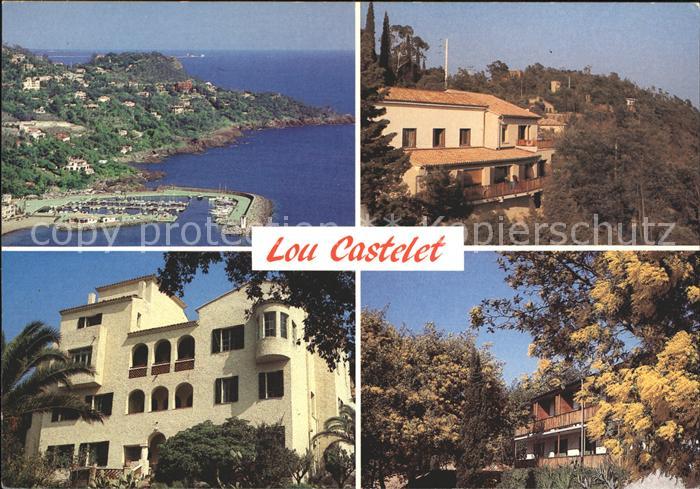 Theoule-sur-Mer Lou Castelet La pointe de l'Esquillon Le batiment principal Les