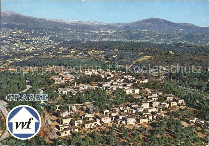 Grasse Alpes Maritimes Vue generale aerienne du village