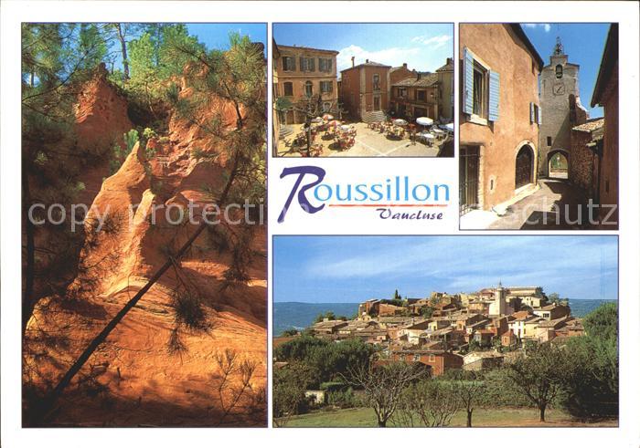 Roussillon Vaucluse Le village et les anciennes carrieres d ocre