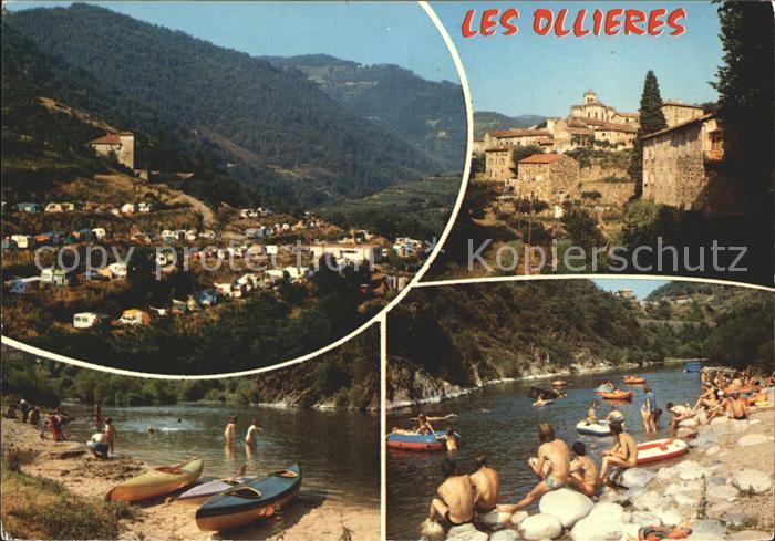 Les Ollieres-sur-Eyrieux Camping Badesee Chateau