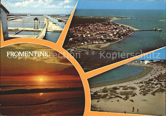 Fromentine Station balneaire et centre ostreicole Vue aerienne