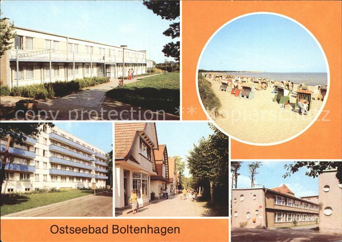 Boltenhagen Ostseebad FDGB Urlauberdorf Strand FDGB Heim Hohn Brinckman Mittelpr
