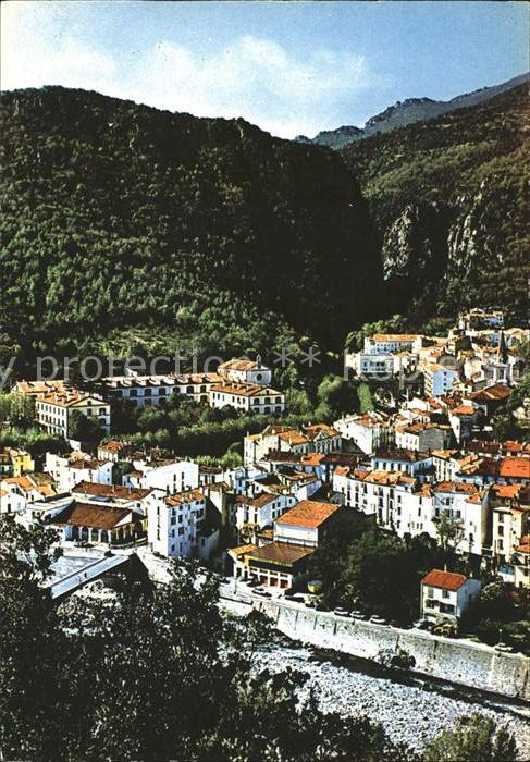 Amelie-les-Bains-Palalda Le Centre de la ville l Hopital militaire l'entree des