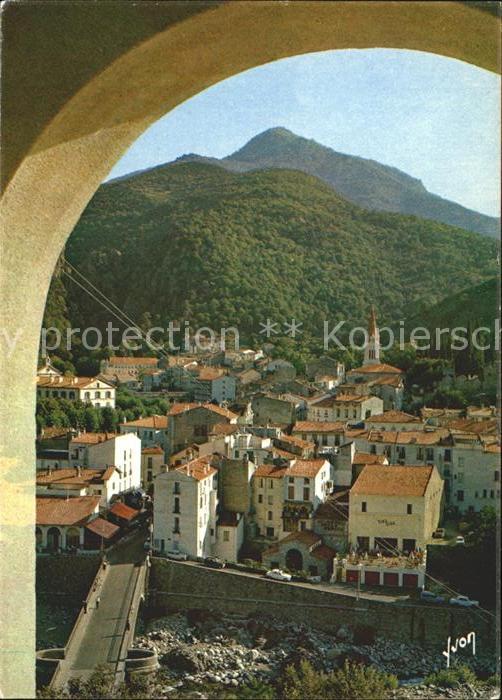 Amelie-les-Bains-Palalda Vue d ensemble pittoresque