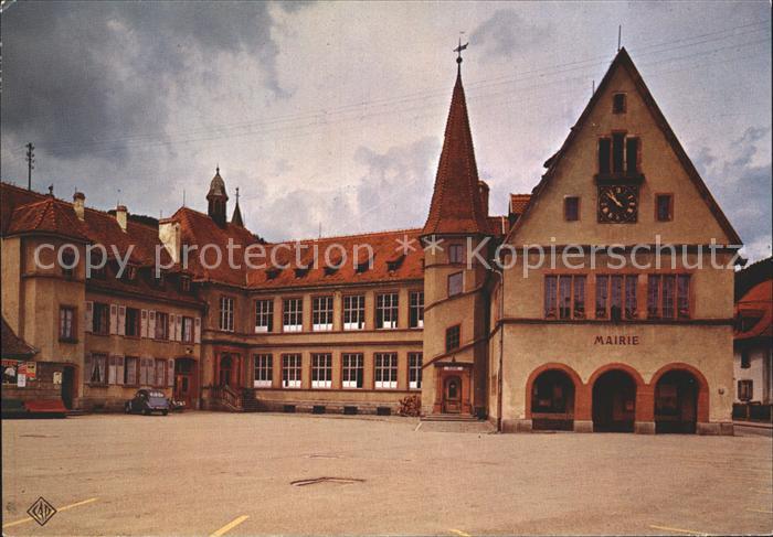 Metzeral Haut Rhin Place de la Mairie