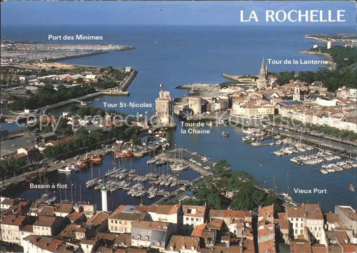 La Rochelle Charente-Maritime Vue generale aerienne