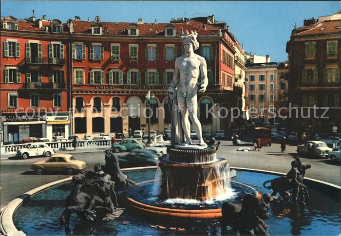 Nice Alpes Maritimes Place Massena La Fontaine du Soleil