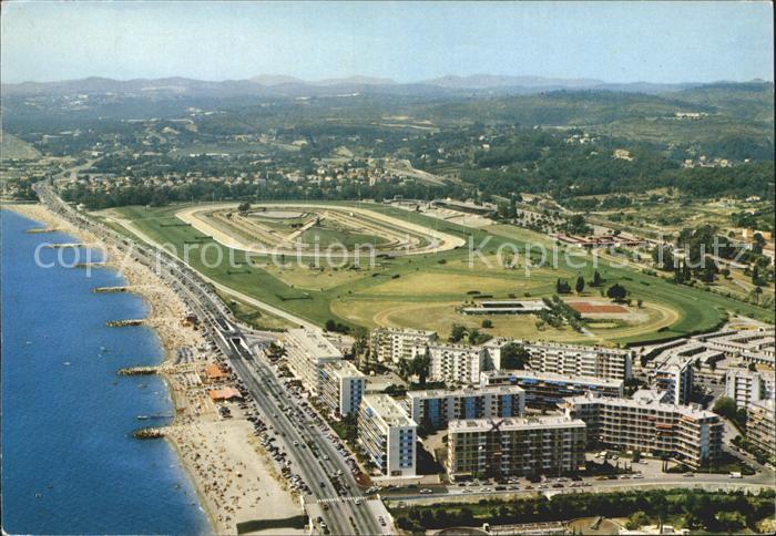 Cagnes-sur-Mer Vue aerienne La plage l_Hippodrome