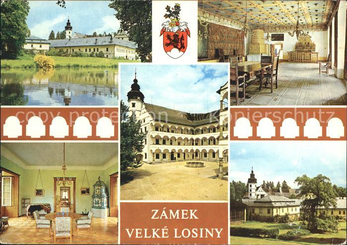 Velke Losiny Zamecky aareal Valky sal s renesancnimi kamny Zamecke nadvori Insta