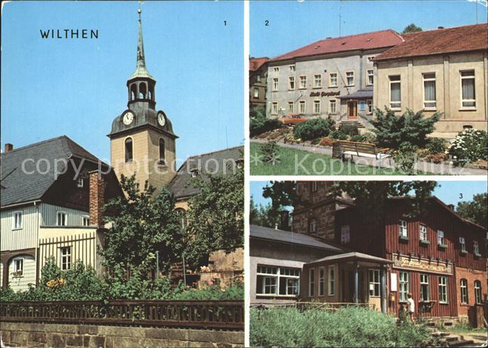 Wilthen Blick zur Kirche HOG Haus Bergland Ferienheim Moenchswalder Bergbaude