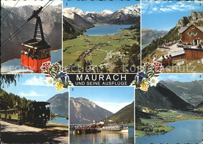 Maurach Tirol Rofanseilbahn Total Erfurterhuette Achenseebahn Seespitz Maurach E