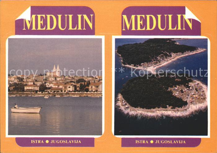 Medulin Ortsansicht mit Istra Fliegeraufnahme