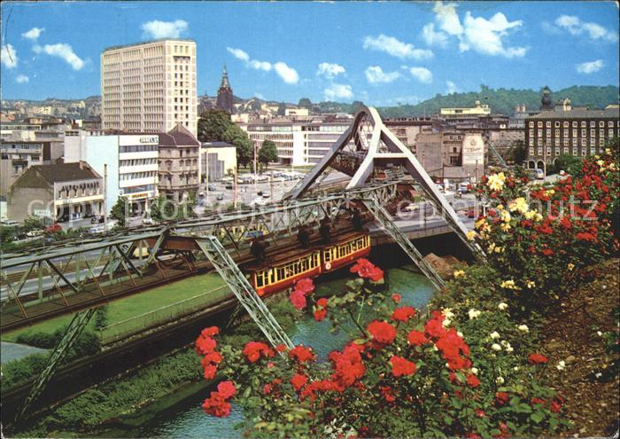 WUPPERTAL NRW Stadtmitte Schwebebahn