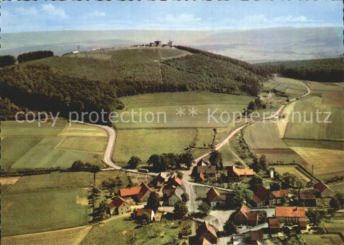 Rischenau Berghotel und Gaststaette Koeterberg Fliegeraufnahme