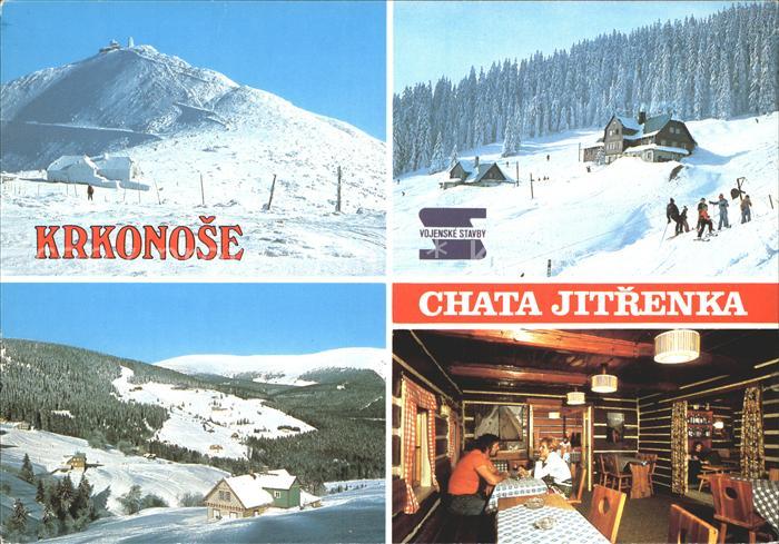 Krkonose Pec pod Snezkou Chata Jitrenka rekreacni stredisko Vojenskych staveb op