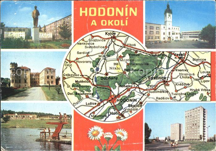 Hodonin sidliste Kl Gottwalda Kylov radnice Straznice zamek Tvarozna Lhota Vesel