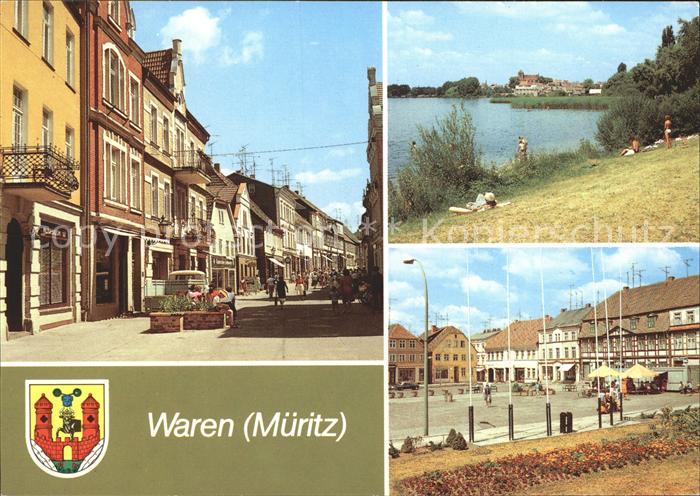 Waren Mueritz Boulevard Altstadtblick Markt