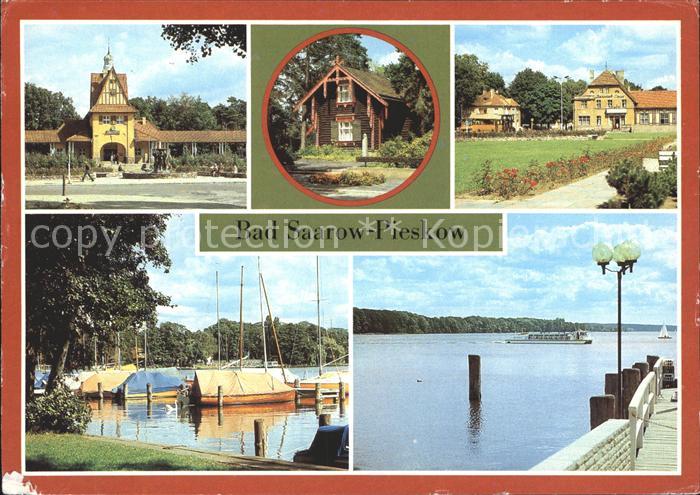Pieskow Bad Saarow Maxim Gorki Gedenkstaette Bahnhofsplatz Scharmuetzelsee